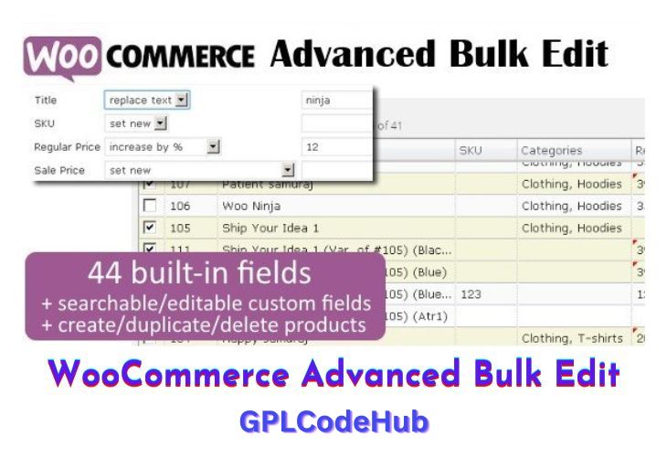 WooCommerce Advanced Bulk Edit